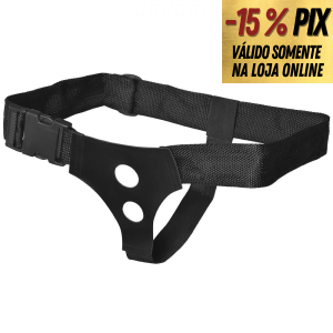 CINTA PLUS SIZE PARA PRÓTESE COM 2 FUROS - DOMINATRIXX