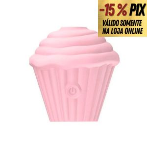 CUPCAKE - ESTIMULADOR DE CLITÓRIS COM PULSAÇÃO