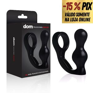 ANEL PENIANO COM PLUG ANAL - DOM