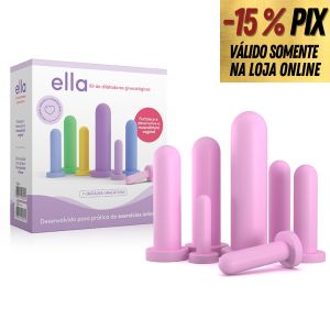 ELLA - KIT DE DILATADORES GINECOLÓGICOS COM 7 UNIDADES