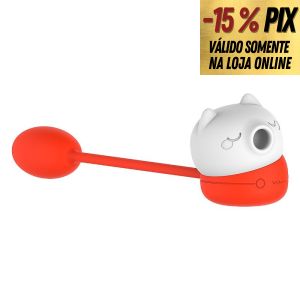 GATINHO - ESTIMULADOR DE CLITÓRIS 2 EM 1 COM PULSAÇÃO E VIBRAÇÕES