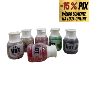 GEL HOT COMESTÍVEL PARA SEXO ORAL - HOT FLOWERS
