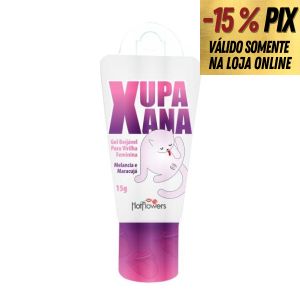 XUPA XANA  - GEL COMESTÍVEL PARA SEXO ORAL SABOR MELANCIA E MARACUJÁ - HOT FLOWERS