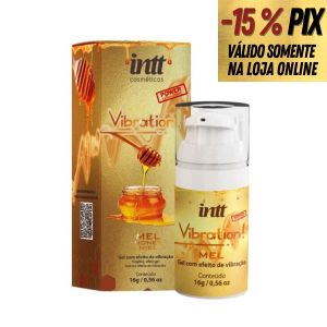 VIBRATION GEL EXCITANTE QUE VIBRA POWER SABOR MEL 17ML - INTT