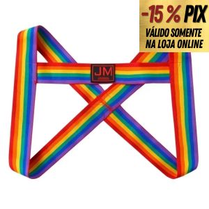 HARNESS ELÁSTICO ARCO ÍRIS - JOCKMAIL