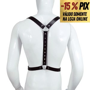 HARNESS PEITORAL COM SPIKES