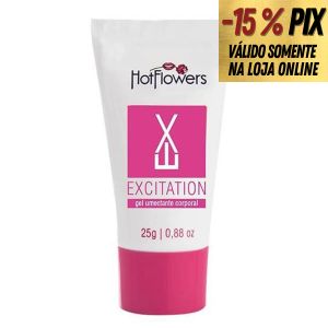 GEL EXCITANTE FEMININO - EXCITATION 25g -HOT FLOWERS