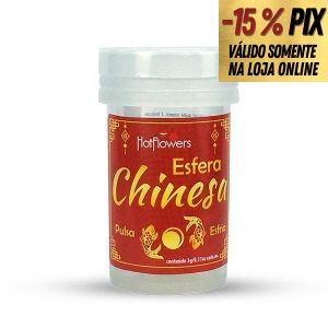 BOLINHAS DO PRAZER HOT BALL - ESFERA CHINESA - HOT FLOWERS