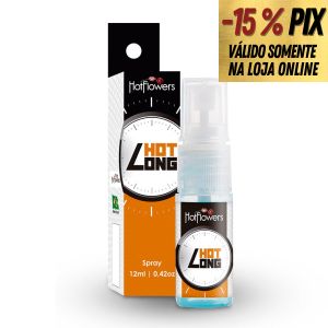 HOT LONG SPRAY PROLONGADOR DE EREÇÃO - 12ml - HOT FLOWERS