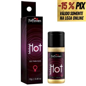 EXCITANTE FEMININO PONTO HOT G 12g - HOT FLOWERS 