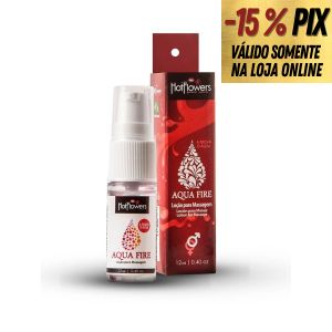 LUBRIFICANTE AQUA FIRE - HOT FLOWERS
