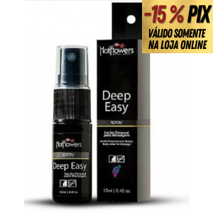 DEEP EASY ANESTÉSICO ANAL EM SPRAY - 12ml - HOT FLOWERS