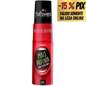 MAIS PROFUNDA SPRAY REFRESCANTE PARA SEXO ORAL 12ML -HOT FLOWERS