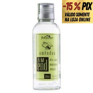 ÓLEO PARA MASSAGEM SENSUAL DE AMÊNDOA 120ML - HOT FLOWERS
