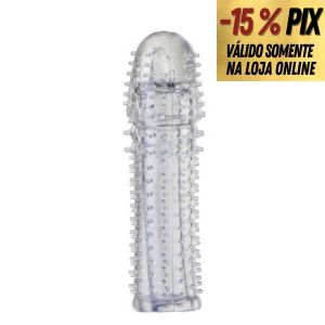 CAPA PENIANA EM SILICONE COM SALIÊNCIA - HOT FLOWERS