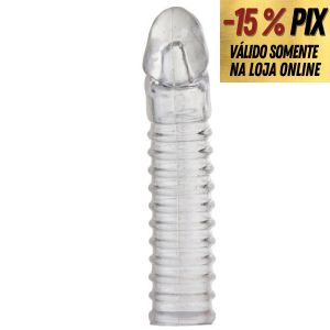 CAPA PENIANA EM SILICONE COM SALIÊNCIA - HOT FLOWERS