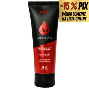 LUBRIFICANTE COM EFEITO QUENTE COMESTÍVEL MORANGO - INTT