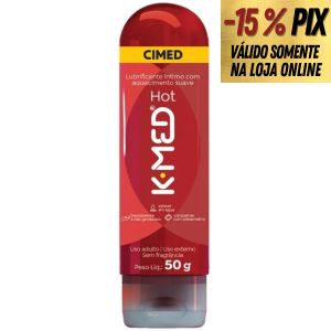 K-MED HOT - LUBRIFICANTE ÍNTIMO COM EFEITO QUENTE 50G