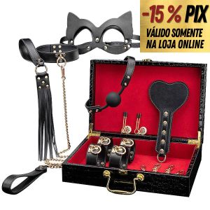 MALETA SADO LUXO - KIT COM 8 ITENS