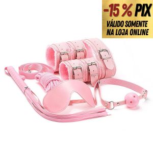 KIT SADO COM 8 ITENS ROSA