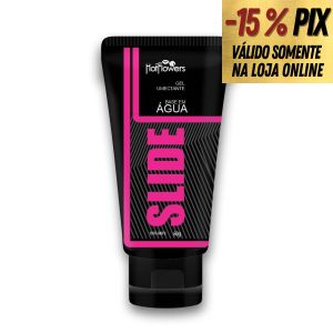 SLIDE - LUBRIFICANTE À BASE DE ÁGUA SABOR TUTTI FRUTTI - HOT FLOWERS