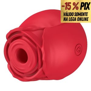 MAGIC ROSE II - ESTIMULADOR DE CLITÓRIS COM FUNÇÃO PULSAÇÃO 