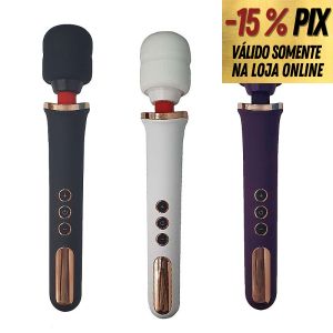 MANFLY - VIBRADOR VARINNHA MÁGICA COM 10 MODOS DE VIBRAÇÕES