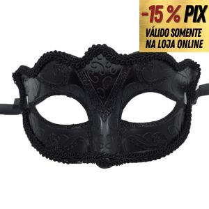 MÁSCARA COM AMARRAÇÃO EM CETIM