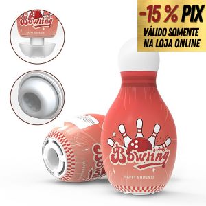 HAPPY BOWLING - MASTURBADOR EGG EM FORMATO DE PINO DE BOLICHE