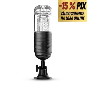 MASTURBADOR LANTERNA EM FORMATO DE ÂNUS COM FUNÇÃO ROTAÇÃO