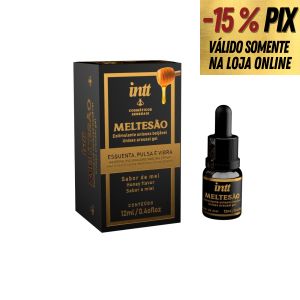 MELTESÃO GEL EXCITANTE QUE VIBRA E ESQUENTA SABOR MEL - INTT