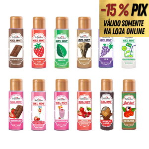 GEL HOT COMESTÍVEL PARA SEXO ORAL - HOT FLOWERS