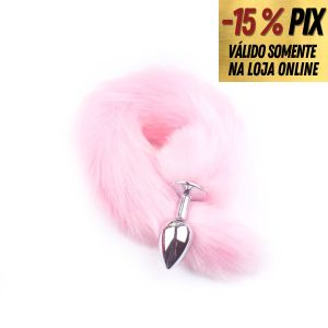 PLUG ANAL RABO DE RAPOSA  - 40CM - TAM.P