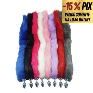 PLUG  ANAL RABO DE RAPOSA  - 80CM - TAM.P