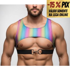 HARNESS JOCKMAIL RAINBOW