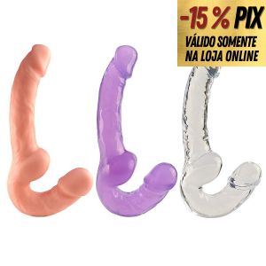BIG DILDO - PRÓTESE DUPLA STRAPLESS