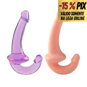 BIG DILDO II - PRÓTESE DUPLA STRAPLESS