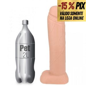 BIG JOW - PRÓTESE REALÍSTICA EM FORMATO DE PÊNIS COM 40CM X 9CM