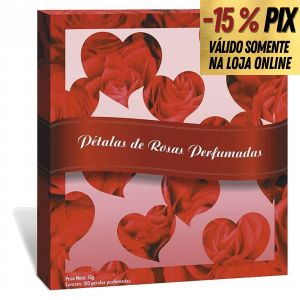 PÉTALAS DE ROSAS PERFUMADAS - PAU BRASIL