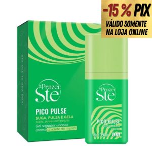 PICO PULSE CHICLETE DE MENTA - GEL EXCITANTE QUE SUGA, PULSA, VIBRA E ESFRIA