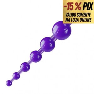 PLUG ANAL BOLL C/ 6 ESFERAS - SEXY FANTASY