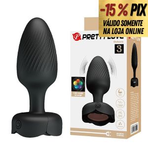 PRETTY LOVE OSBORN - PLUG ANAL COM VIBRAÇÃO E LED