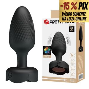 PRETTY LOVE VARIAN - PLUG ANAL COM 10 MODOS DE VIBRAÇÕES E LED