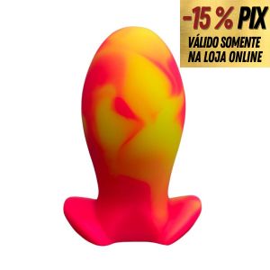 DAKAR - PLUG ANAL LISO EM SILICONE 15CM X 7,5CM