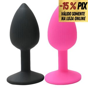 PLUG ANAL EM SILICONE TAM. M