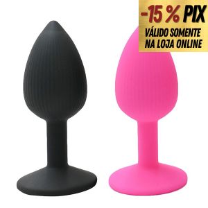 PLUG ANAL EM SILICONE TAM. P
