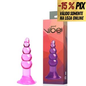 PLUG ANAL ESCALONADO - 10CM X 2,5CM