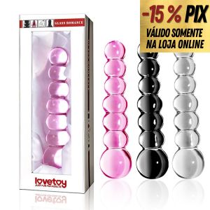 PLUG ANAL DE VIDRO ESCALONADO - LOVETOY