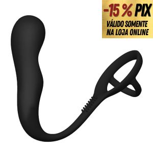 ESTIMULADOR DE PRÓSTATA COM ANEL PENIANO DUPLO
