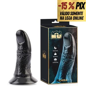 PLUG ANAL EM FORMATO DE DEDO POLEGAR COM VENTOSA - 17CM X 6,2CM